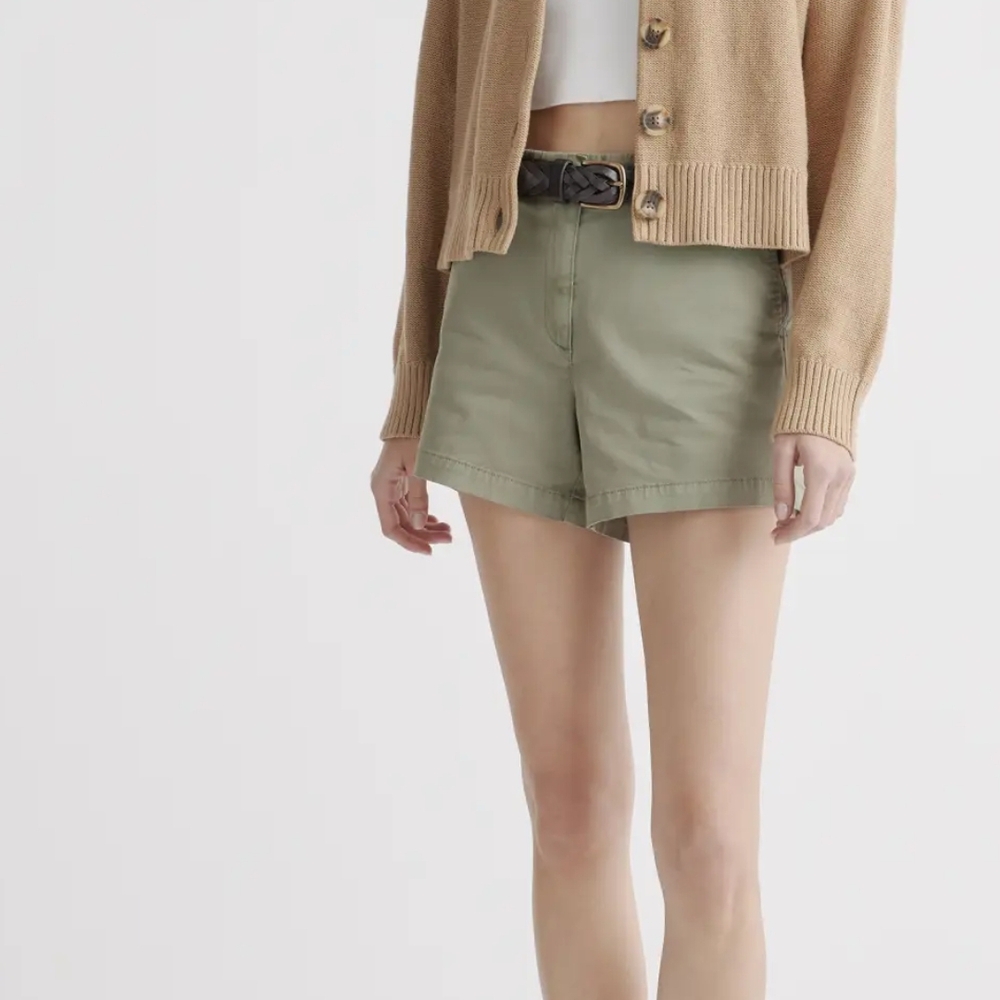 Olive Green Women's Shorts